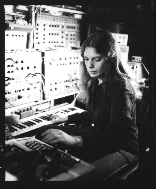 Laurie Spiegel before her synths