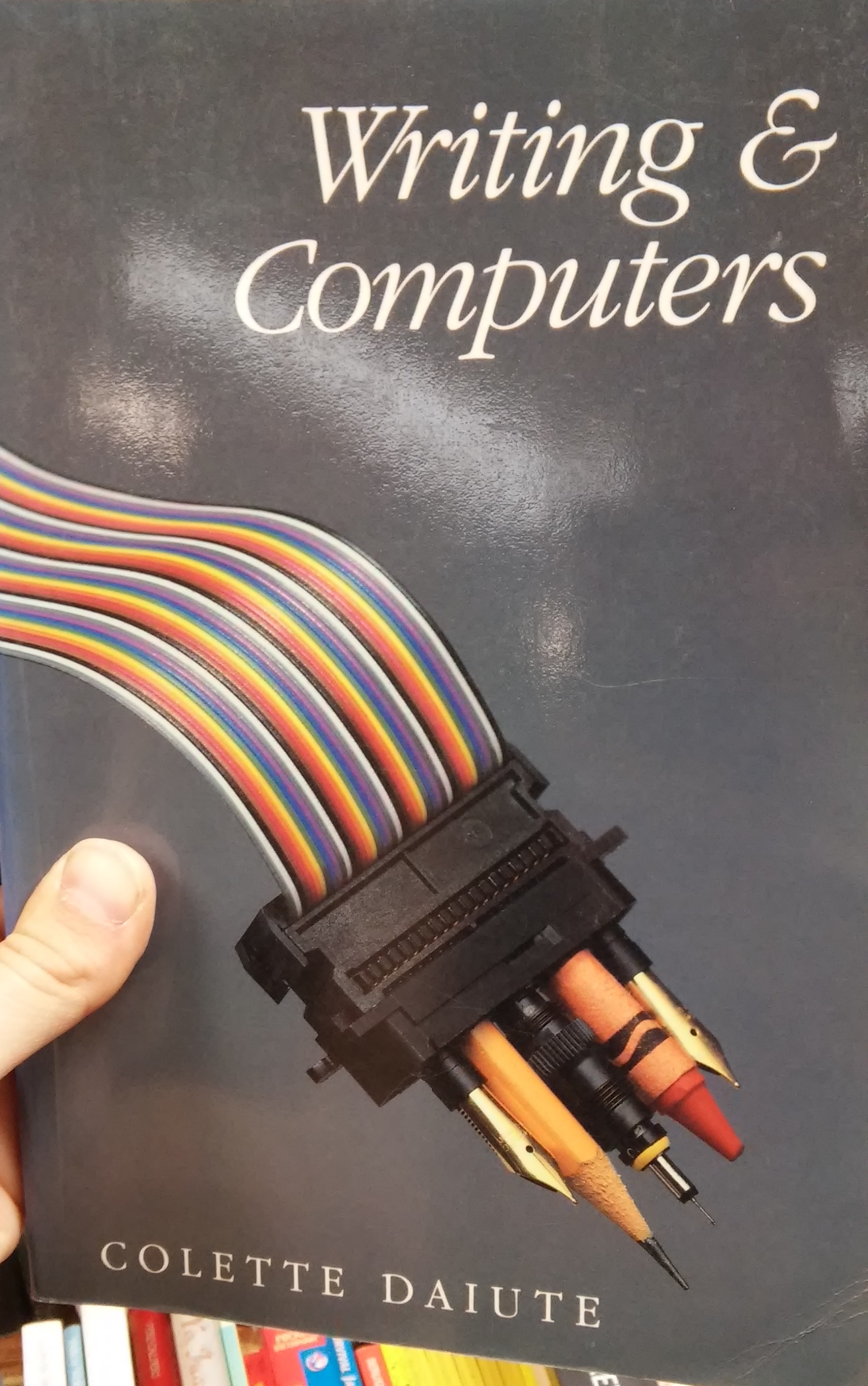 cover of Writing and Computers, book from 1985